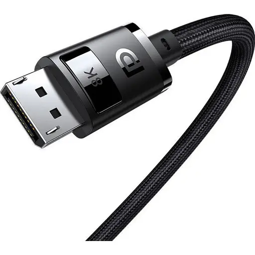 Кабель Baseus High Definition DP 8K to DP 8K 1.5m Black (B00633706111-01) [140342] - фото 3