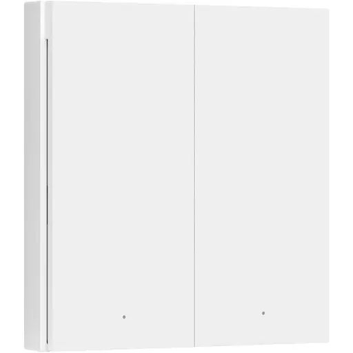 Розумний вимикач Aqara Smart Wall Switch H1 Global EU (без нейтралі, 2 клавіши) (WS-EUK02) [71676] - фото 3