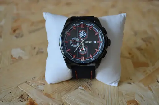 Мужские наручные часы Skmei 9181 Черные с красным - фото 8