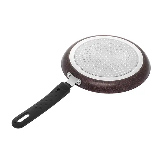 Сковорода для блинов Ø 20 см с антипригарным покрытием «Красный мрамор», A-plus Черный 87280 - фото 7