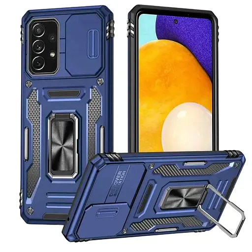 Ударостійкий чохол Camshield Army Ring для Samsung Galaxy A53 5G Синій / Navy