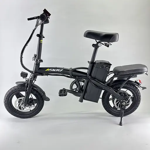 Електровелосипед Askmy 14" (500W 48V 13Аh) чорний - фото 2