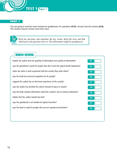 FCE for Schools Practice Tests 1. Student's Book - фото 11