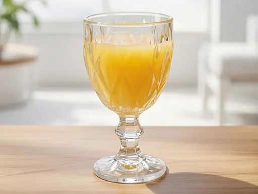 Набір келихів зі скла Ristal Ромби на фігурній ніжці 340 мл 6 шт 4720