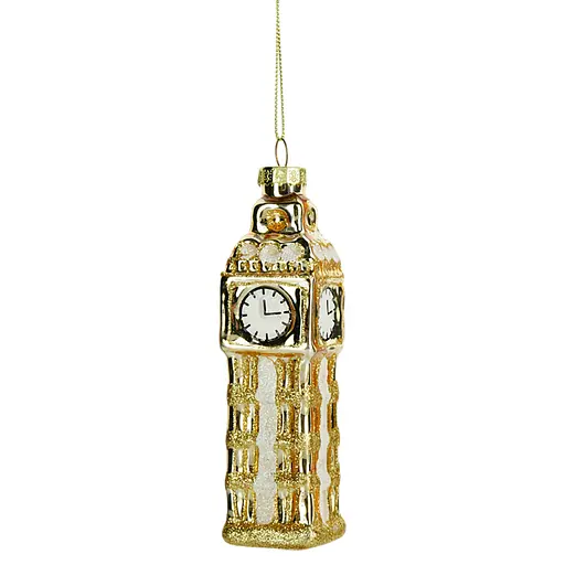 Прикраса ялинкова Handicraft Вежа 13 см скло - фото 5