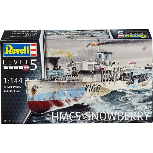 Сборная модель-копия Revell Корвет класса Флауэр HMCS Snowberry 1:144 (RVL-05132)
