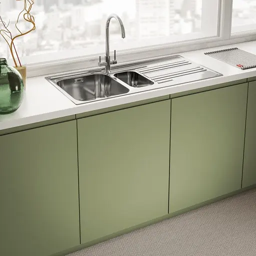 Смеситель для кухни Franke Lina Clear Water, длина излива - 272 мм, поворотный, 1+1 фильтр, хром - фото 6