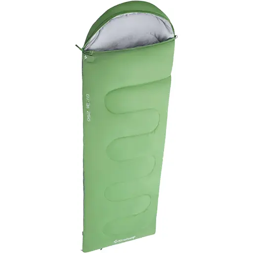 Спальный мешок KingCamp Oasis 250 Comf +12°C / Lim +7°C / Extr -3°C Green