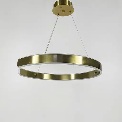 Підвісна латунна люстра у сучасному дизайні Ø 50 см | Арт. A 247-500 AB | Line F - фото 6