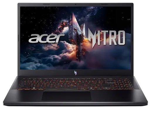 Ноутбук Acer 15.6 Nitro V 15 ANV15-52 FHD IPS/Intel 7-240H/16GB/1TB/RTX 5050 8GB/DOS/Black (NH.QZ7EU.00W) - фото 1