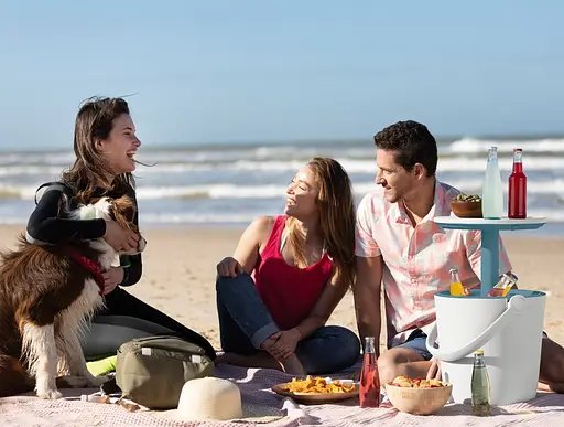 Стіл - бар пластиковий Keter Go Bar кремовий - фото 3