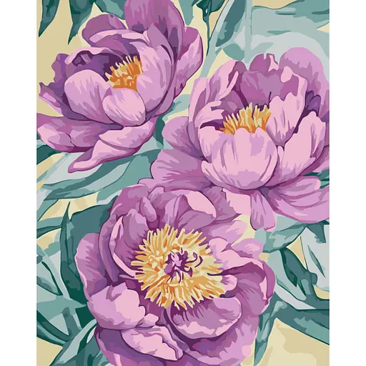 Картина по номерам "Лиловые цветки" 13161-AC 40x50 см