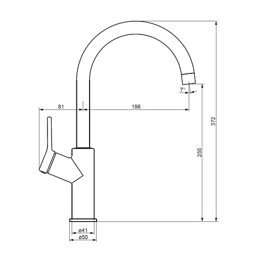 Смеситель для кухни Damixa Eclipse black DX310720300 Черный матовый - фото 4