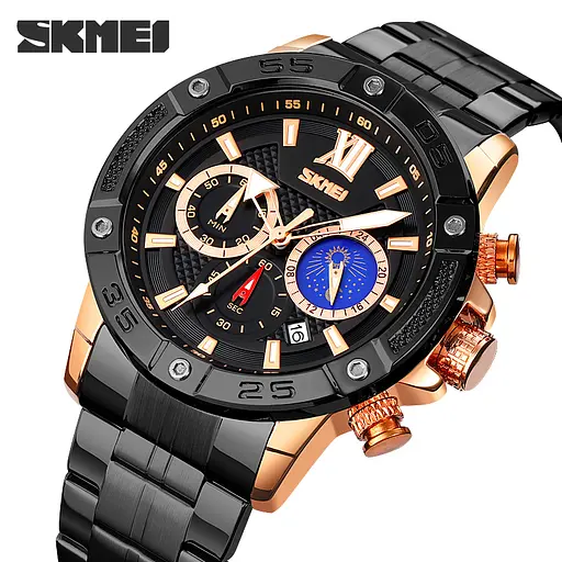 Наручний годинник чоловічий 9235RG Rose Gold Skmei acs0029850 - фото 2