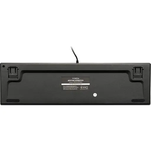 Клавіатура Vinga KBGM-100 LED Blue Switch USB Black (KBGM-100 Black) - фото 5