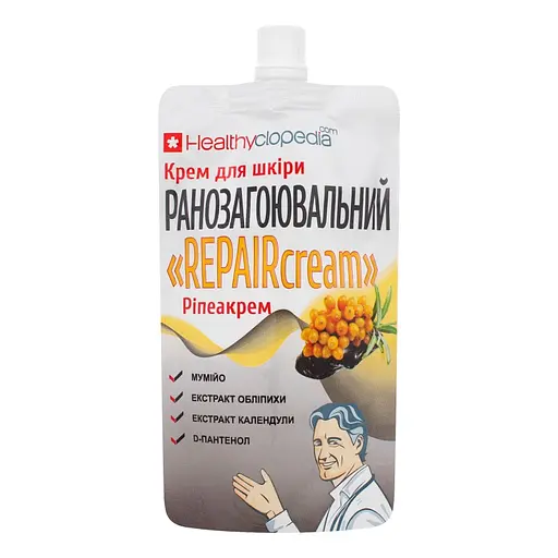 Крем ранозаживляющий Healthyclopedia Piпеакрем 100 мл