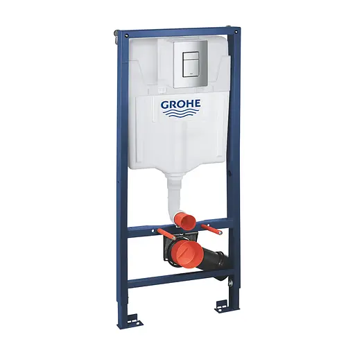 Комплект 4 в 1: Инсталляция Grohe Rapid SL 3 в 1 38772001 + Унитаз безободочный Kroner Eifel WHI483429 TORNADO с сидением Slim Duroplast / Soft-close / Quick relase KE483429WHIT (397720 - фото 3