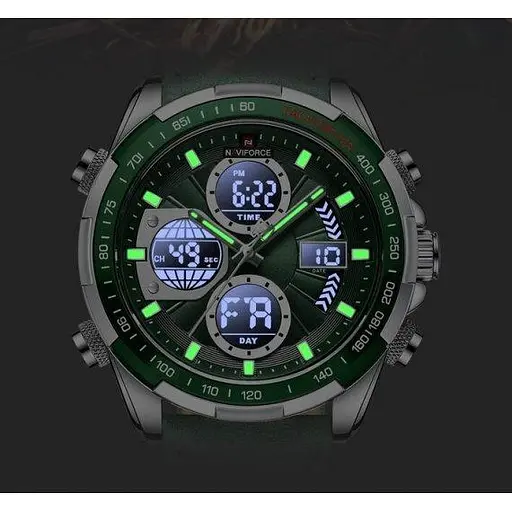 Часы мужские наручные Naviforce Fly ArmyGreen - фото 4