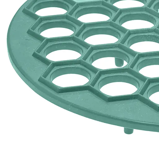 Пластикова пельменниця (форма для приготування пельменів) Ø26 см, Kitchette Зелений 84500 - фото 2