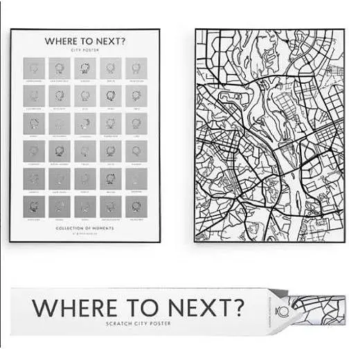 Скретч постер 1DEA.me "Where to next?" (TBWTN)