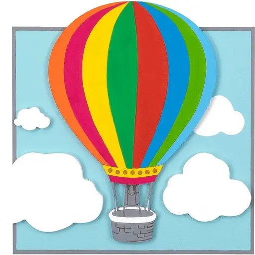 Набір картина 3D Rosa Talent Іn the Сlouds МДФ ґрунтоване 19х20 см