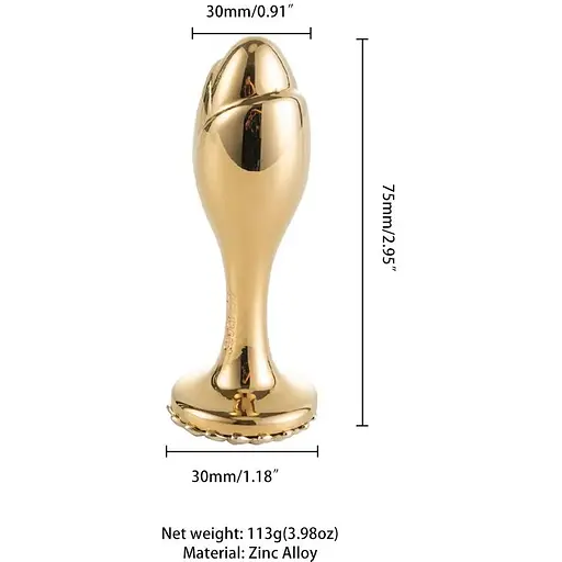 Анальна пробка Lockink Sevanda Pearl Rose-shape - фото 5