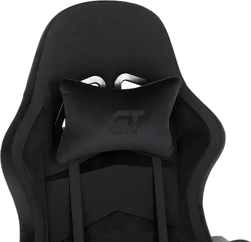 Геймерское кресло GT Racer черное (X-2324 Fabric Black Suede) - фото 6