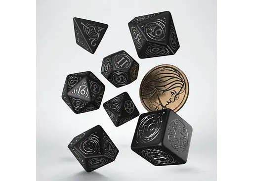 Набір кубиків The Witcher Dice Set. Yennefer - The Obsidian Star , 7 шт. (SWYE02) - фото 2