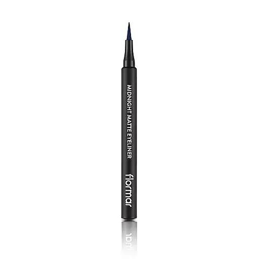 Підводка-фломастер для очей Flormar Midnight Matte Eyeliner, відтінок Dark Blue (8000019546535) - фото 1
