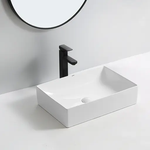 Умивальник накладний Mixxus Premium Quadro-0104 500x350x120 мм MP6515, Білий - фото 7