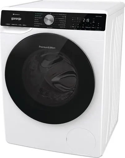 Стиральная машина Gorenje фронтальная 10 кг 1400 A+++ 60 см инвертор дисплей пара Wi-Fi подсветка барабана белый - фото 2