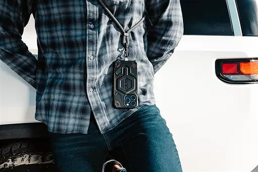 Чехол-накладка Urban Armor Gear Monarch Pro Magsafe для iPhone 15 Pro Kevlar Black (114221113940) - фото 5