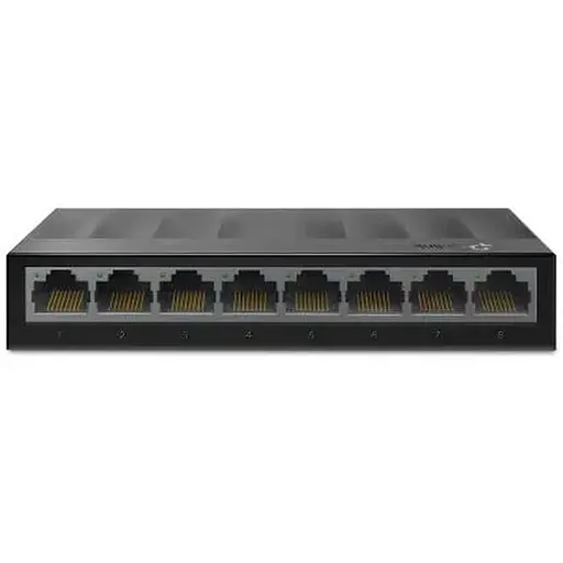 Коммутатор TP-LINK LS1008G, 8x10/100/1000 Mb/s, пластмассовый корпус, неуправляемый