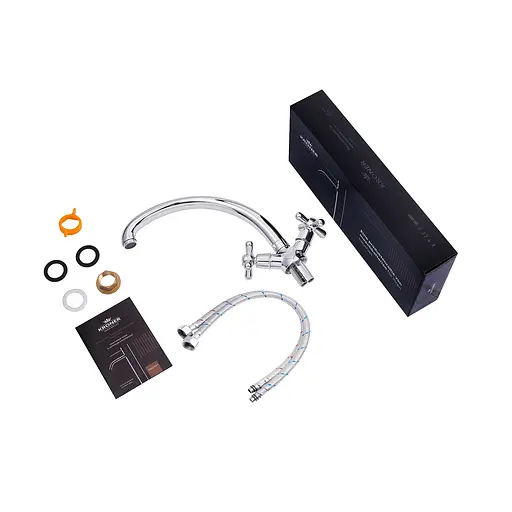 Змішувач для кухні Kroner KRP Royce - C032 CV029050 Хром - фото 7