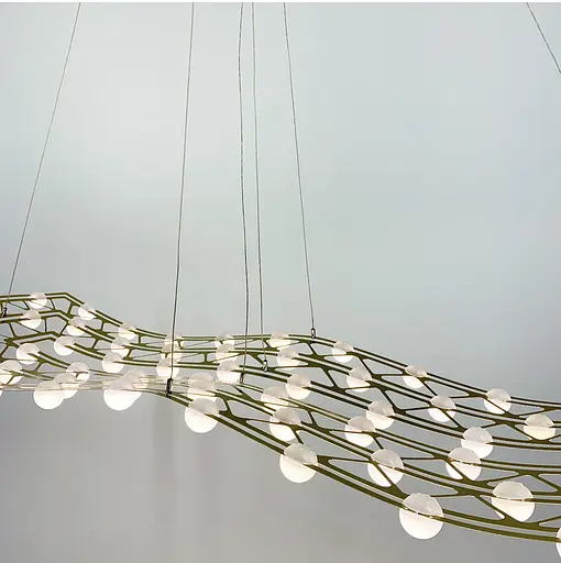 Удлиненная дизайнерская люстра Bethel Line.F TG 01L - фото 9