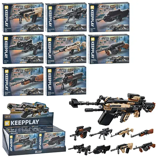 Конструктор Военный, оружие, от 41 детали, (В ассортименте) - фото 2