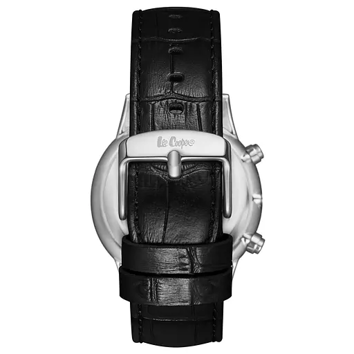 Наручний годинник чоловічий Lee Cooper Leather Black Сріблястий (3434) - фото 3