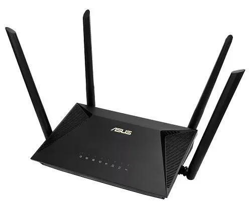 Роутер Asus RT-AX1800U, чорний, WiFi 6 (2.4GHz до 574 MB/s/5GHz до 1201 MB/s), 3xGLan, 1xGWan, 1xUSB2.0, 4 зовнішніх антен - фото 1