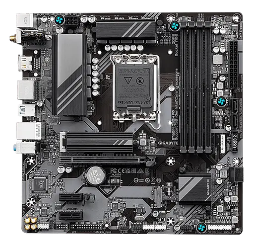 Материнська плата Gigabyte B760M DS3H AX LGA 1700 (B760M DS3H AX) - фото 2