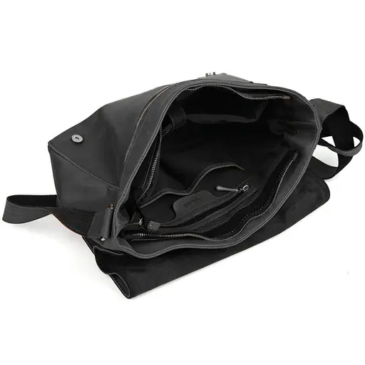 Сумка чоловіча через плече зі шкіри крейзі TARWA 37х27х11 см sum0028370 - фото 2