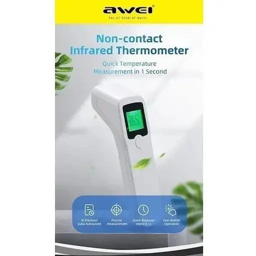 Беспроводной термометр AWEI Infrared Portable Thermometer - фото 3
