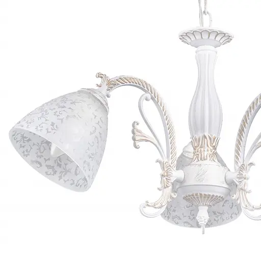 Люстра підвісна Brille класична E27 60W WH (BKL-486S/3) - фото 7