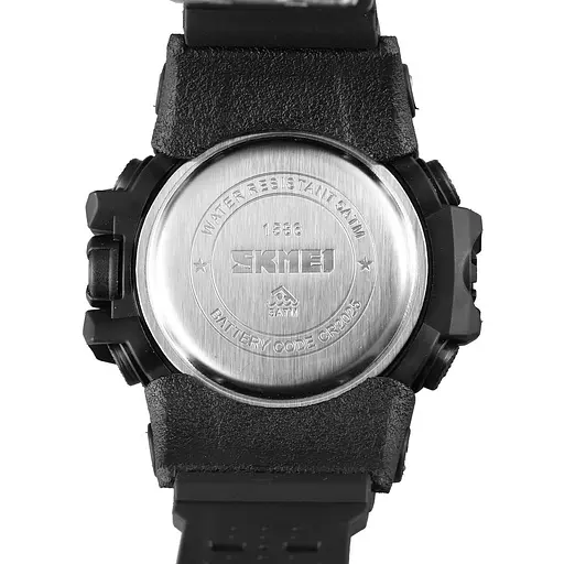 Чоловічий наручний годинник Skmei 1586 Чорний - фото 5