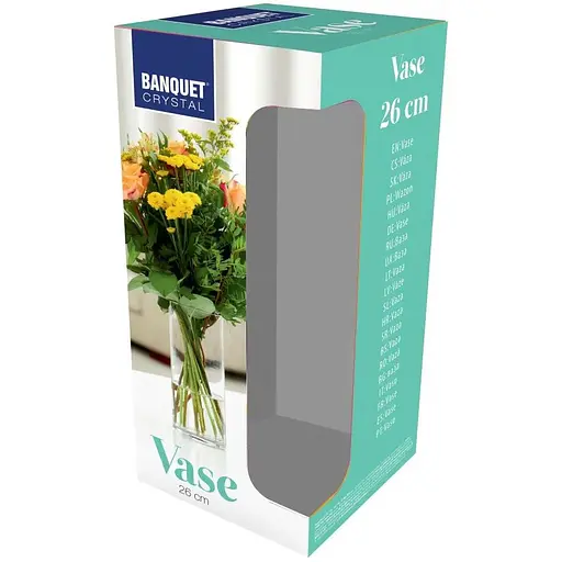 Ваза 26 см в подарочной коробке