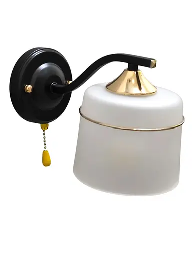 Бра Brille LK-730W/1 E27 BK+FG в спальню