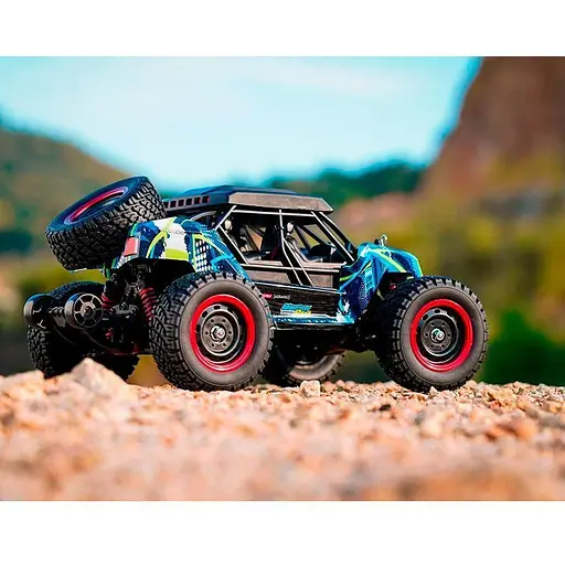 Машинка на радіокеруванні JJRC Q141-B 4WD Upgrade Version Blue (142540) - фото 2