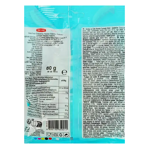 Жувальні цукерки Bebeto Зуби Дракули 80 г - фото 2