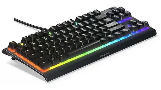Клавіатура SteelSeries Apex 3 TKL RGB USB Black (64831) - фото 4