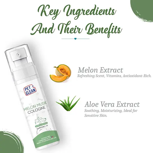 Парфюмированный спрей Pet Clean Cologne Musk Melon для животных с ароматом мускусной дыни 100 мл - фото 5