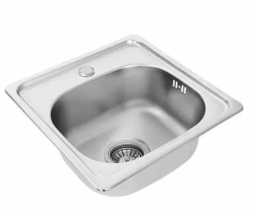 Кухонная мойка Platinum 3838 сатин (SP000000217) - фото 4